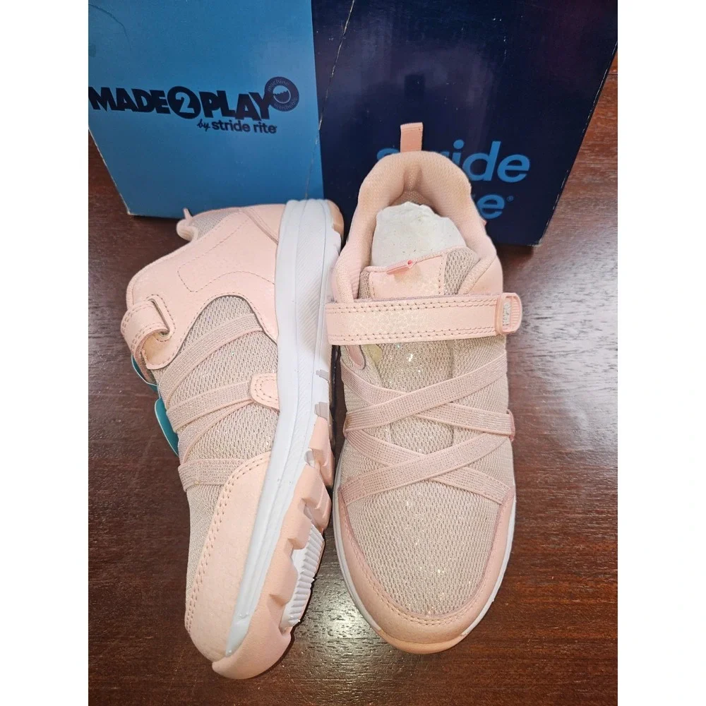 Stride Rite M2P Emmy CG60276 Dusty Pink Size 2 1/2 M Machine Washable New in box